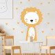 Sevimli Aslan Çocuk Odası Duvar Sticker